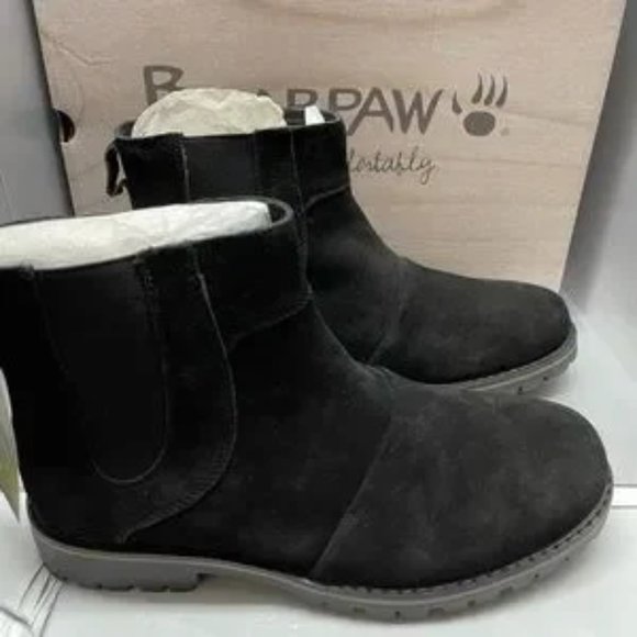 BNWT Mens BearPaw suede boot black size 10 - Picture 8 of 9